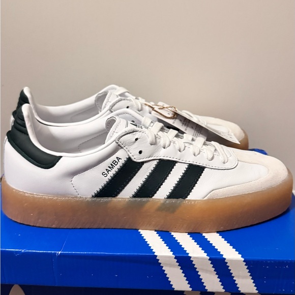 Adidas Women’s Sambae OG “White/Aurora Ivy/Gum”